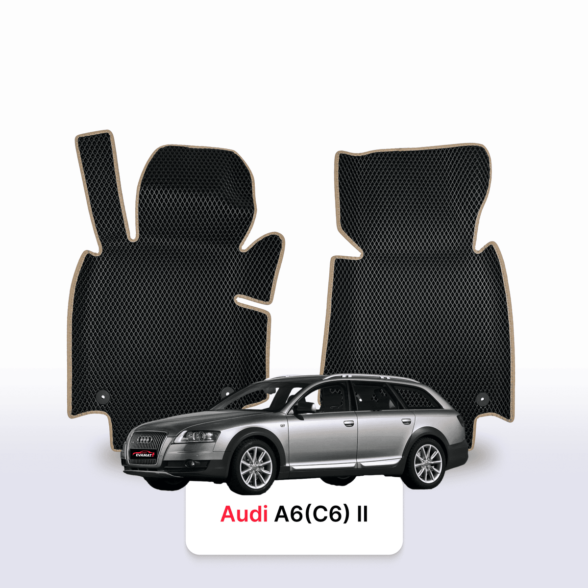 EVA auto paklāji Audi A6 Allroad(C6) 2 paaudze 2006-2011 gads UNIVERSĀLIS