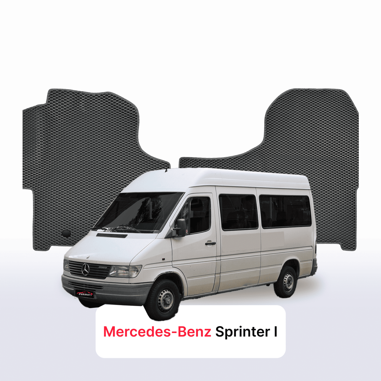 EVA auto paklāji Mercedes-Benz Sprinter 1 paaudze (W903) 1995-2006 gads AUTOBUSS