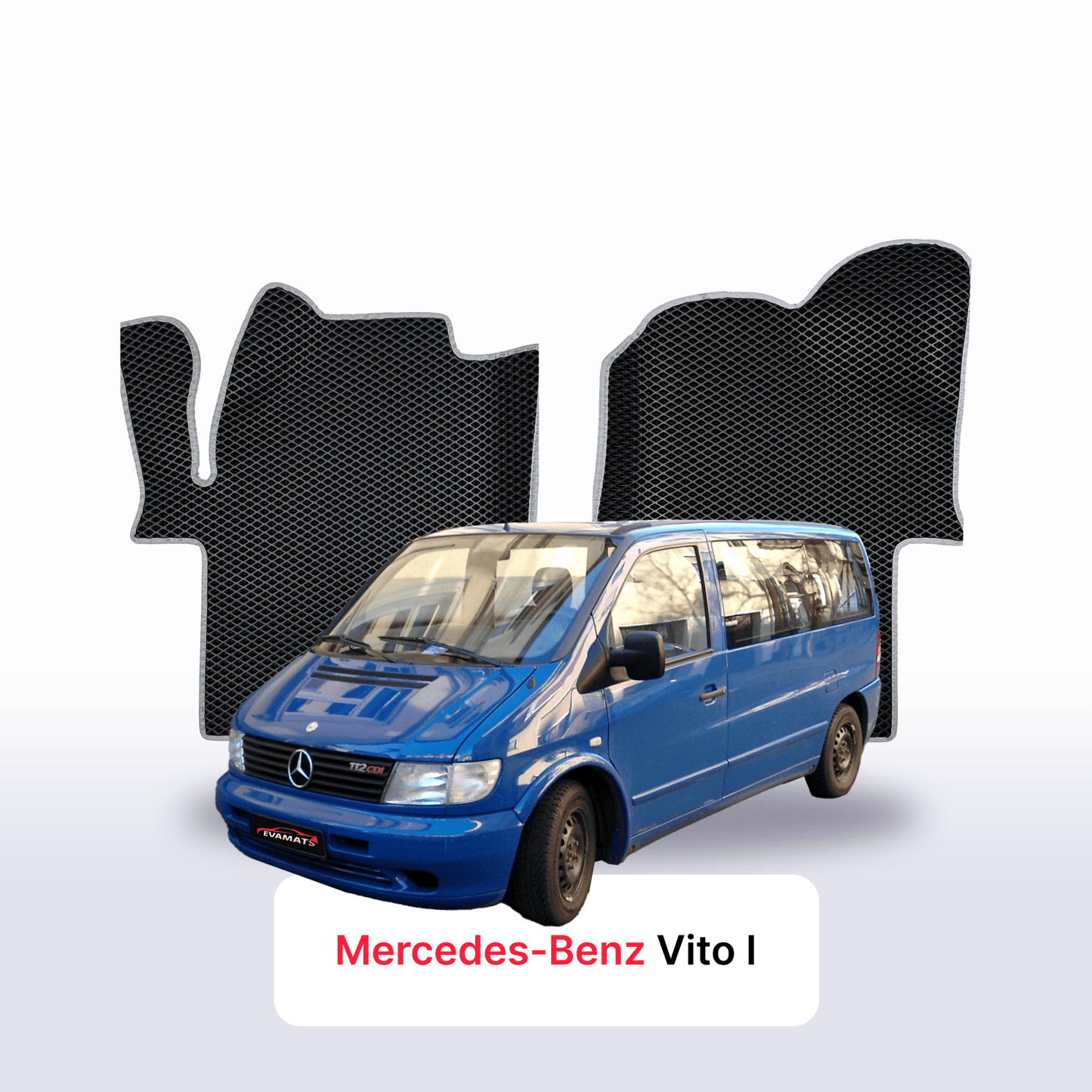 EVA auto paklāji Mercedes-Benz Vito 1 paaudze (W638) 1996-2003 gads MINIVENS