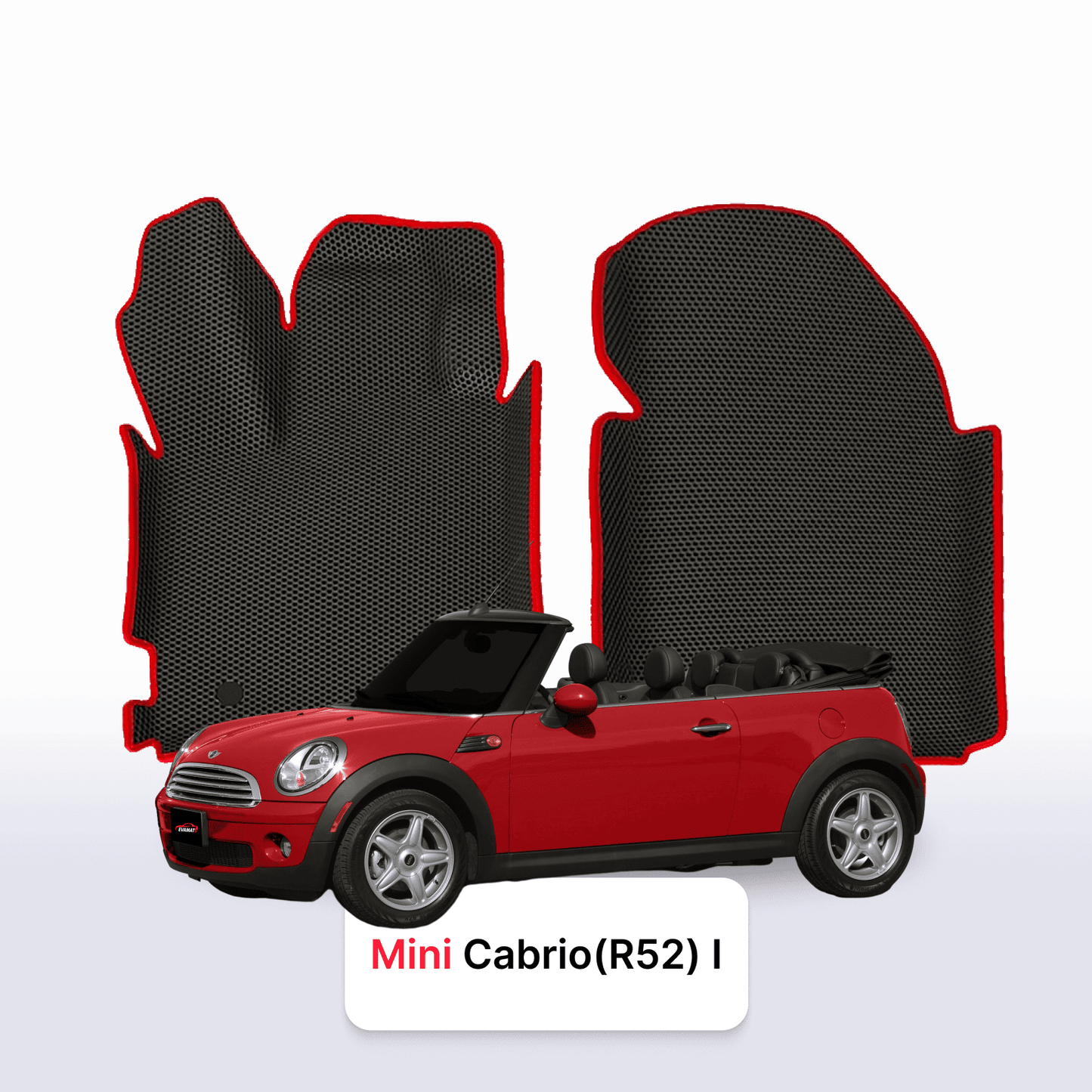 EVA auto paklāji Mini Cabrio(R52) 1 paaudze 2004-2008 gads KABRIOLETS