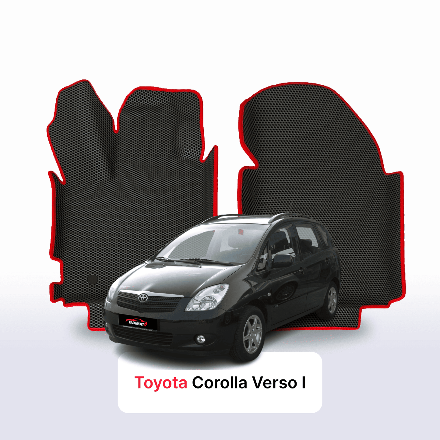 EVA auto paklāji Toyota Corolla Verso 1 paaudze 2001-2004 gads MINIVENS
