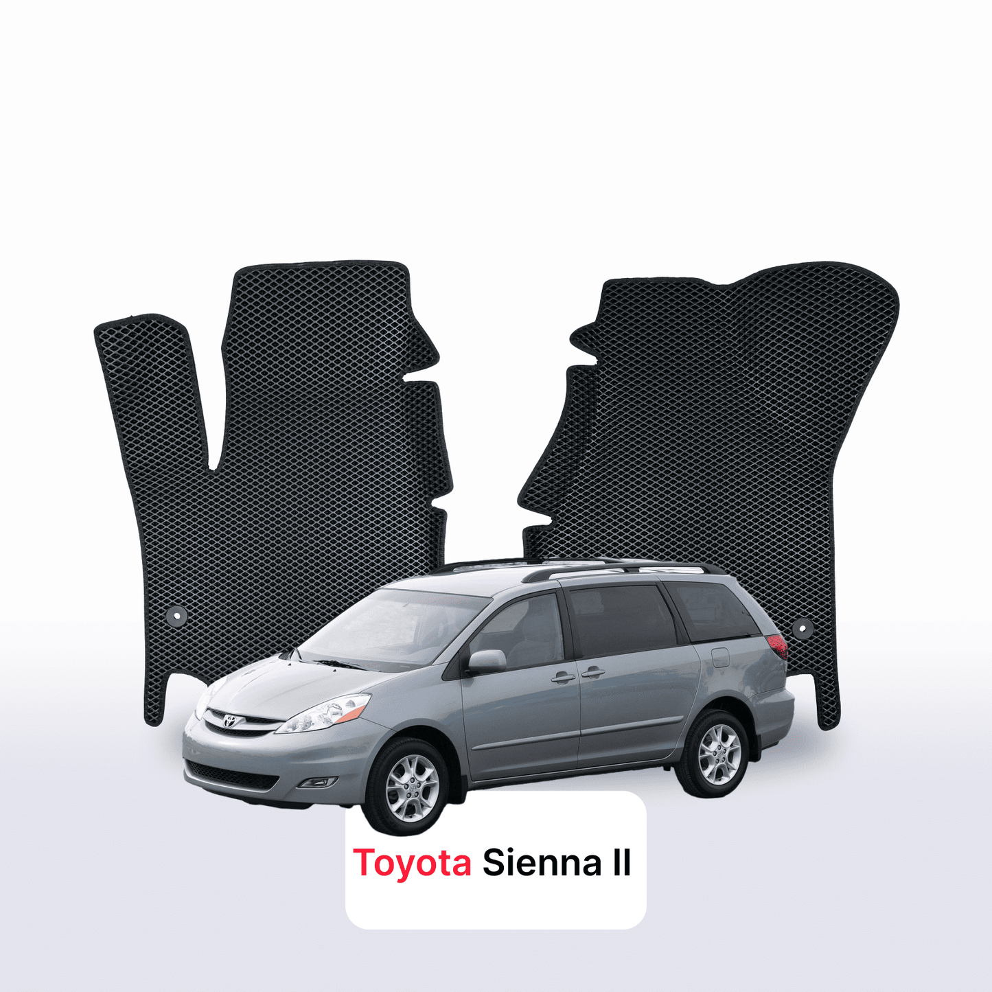 EVA auto paklāji Toyota Sienna 2 paaudze 2003-2010 gads MINIVENS