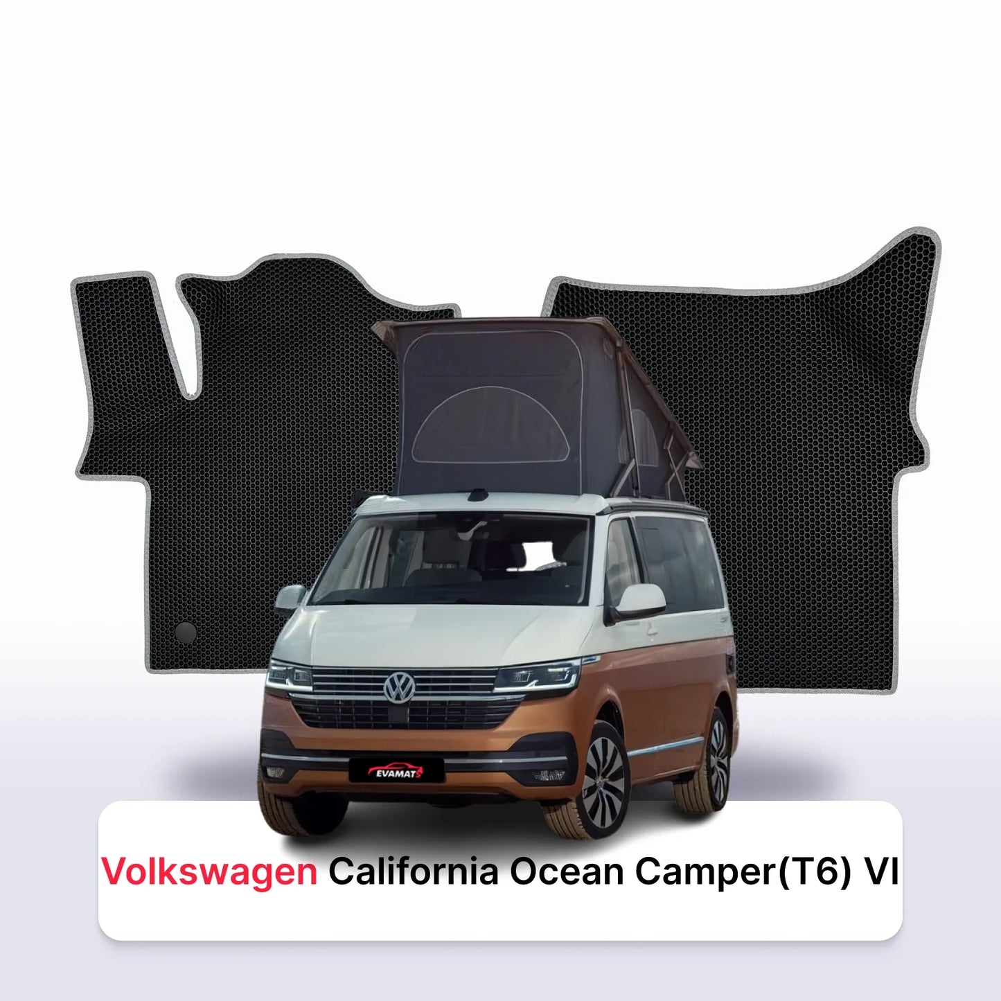 EVA auto paklāji Volkswagen Califor nia Ocean Camper (T6) VI gen 2015-2026 gads KAMPER