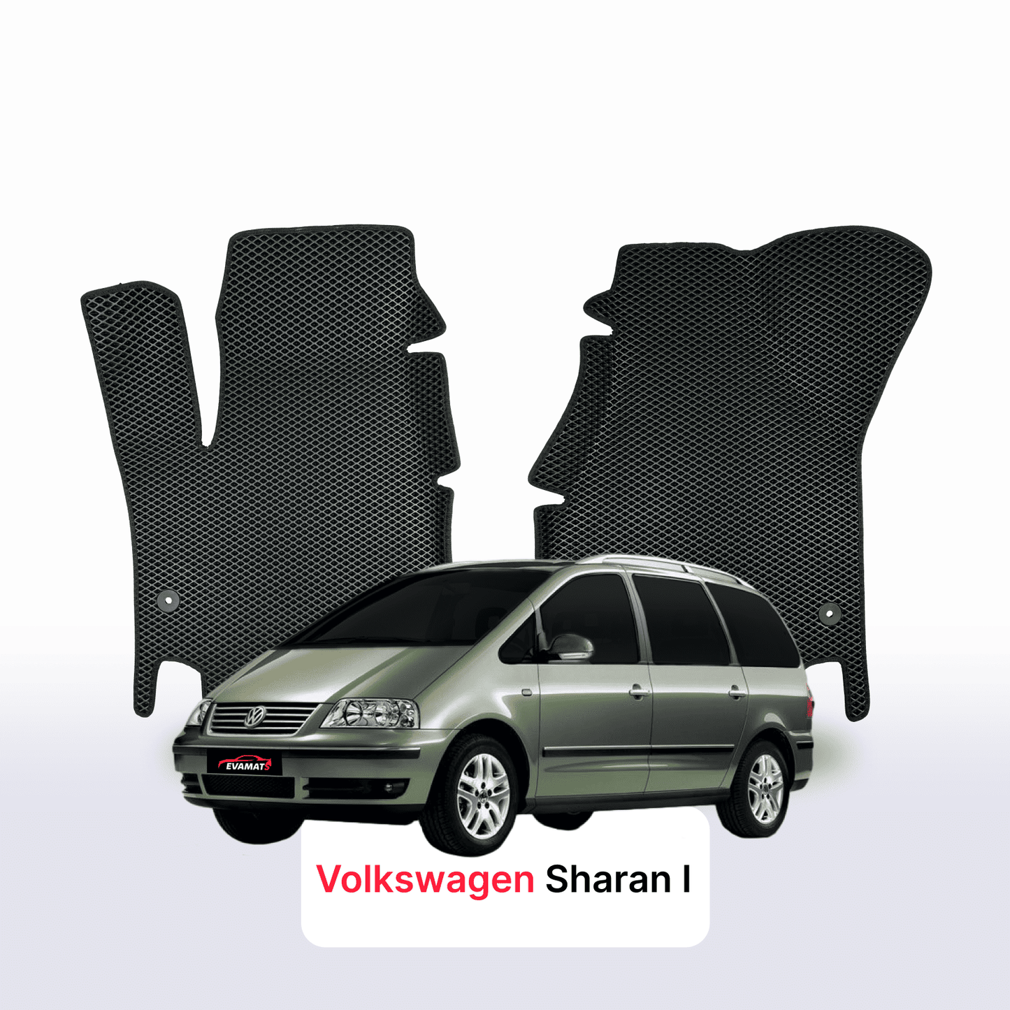 EVA auto paklāji Volkswagen Sharan facelift I gen 2000-2010 gads MINIVENS
