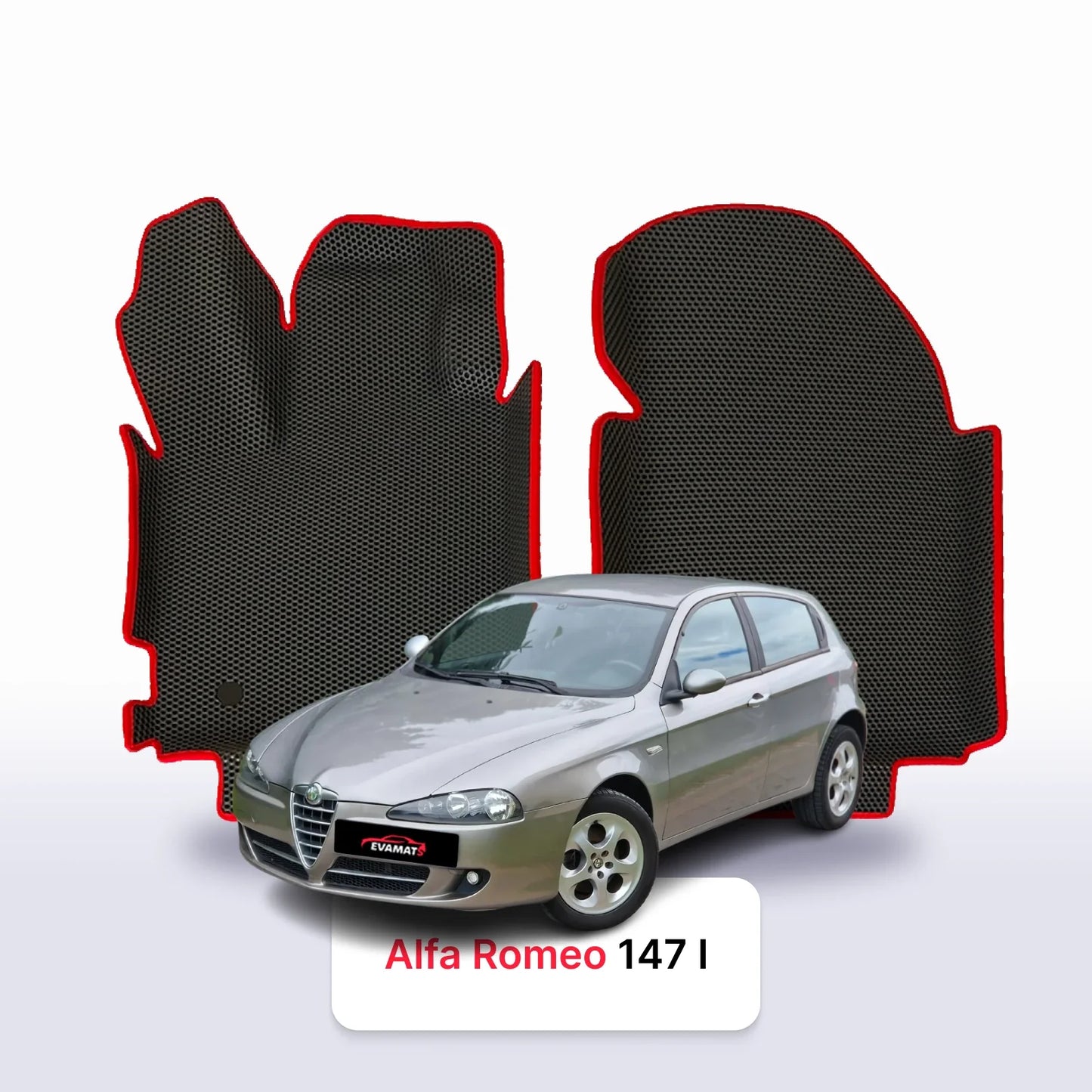 EVA auto paklāji Alfa Romeo 147 1 paaudze 2000-2010 gads HEČBEKS 5 durvju
