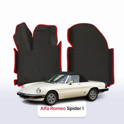 EVA auto paklāji Alfa Romeo Spider 1 paaudze 1966-1994 gads KABRIOLETS