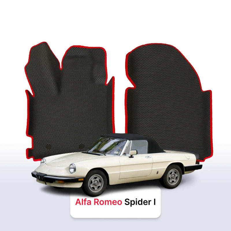 EVA auto paklāji Alfa Romeo Spider 1 paaudze 1966-1994 gads KABRIOLETS