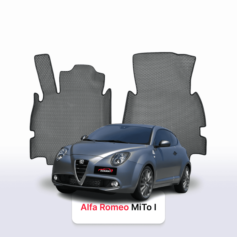EVA auto paklāji Alfa Romeo MiTo 1 paaudze 2008-2018 gads HEČBEKS 3 durvju