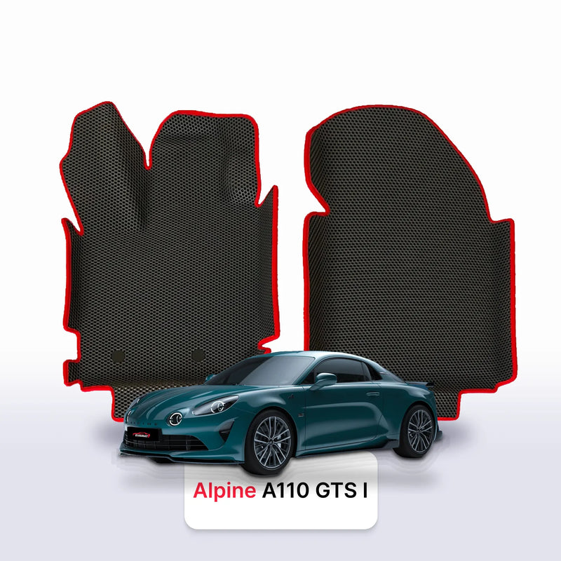 EVA auto paklāji Alpine A110 GTS 1 paaudze 2017-2026 gads KUPEJA