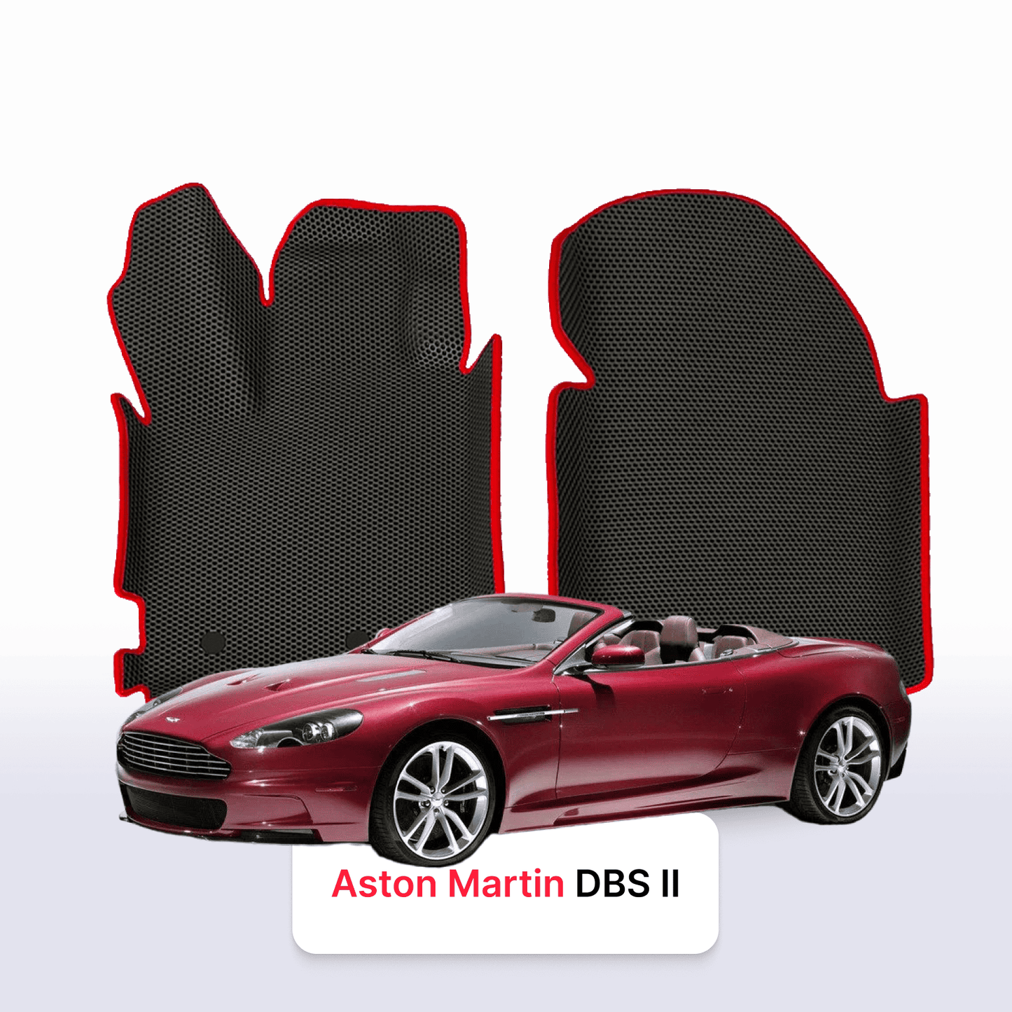 EVA auto paklāji Aston Martin DBS 2 paaudze 2007-2012 gads KABRIOLETS Volante