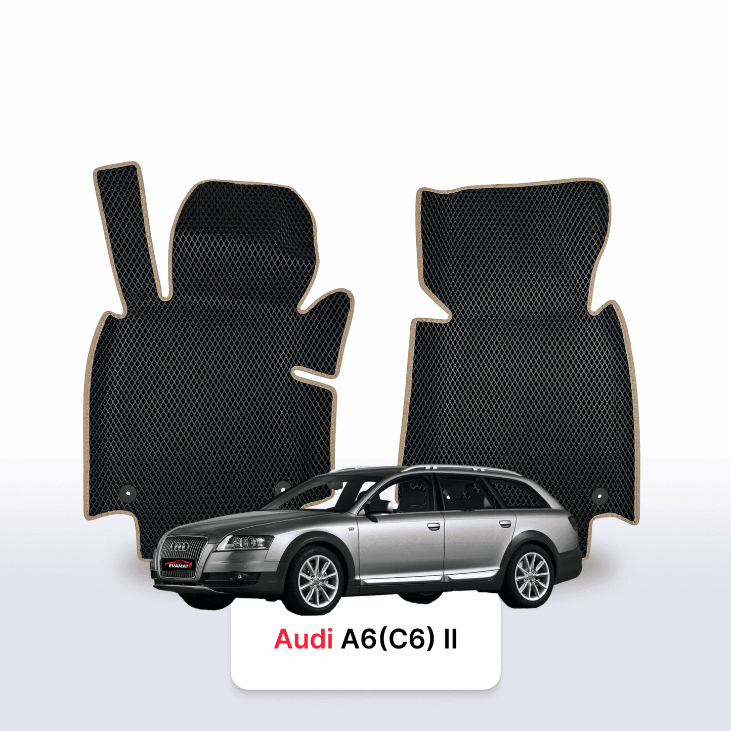 EVA auto paklāji Audi A6 Allroad(C6) 2 paaudze 2006-2011 gads UNIVERSĀLIS