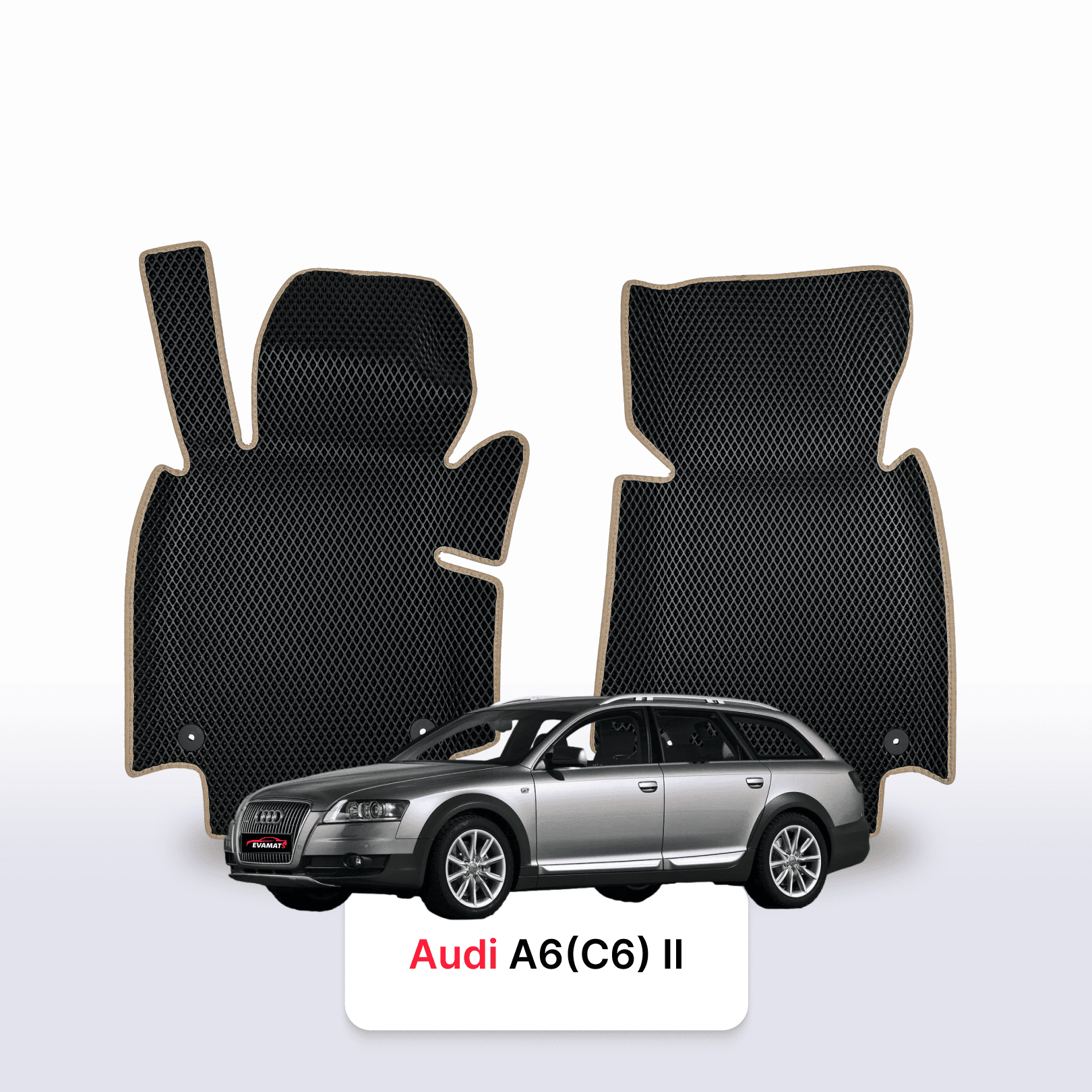 EVA auto paklāji Audi A6 Allroad(C6) 2 paaudze 2006-2011 gads UNIVERSĀLIS