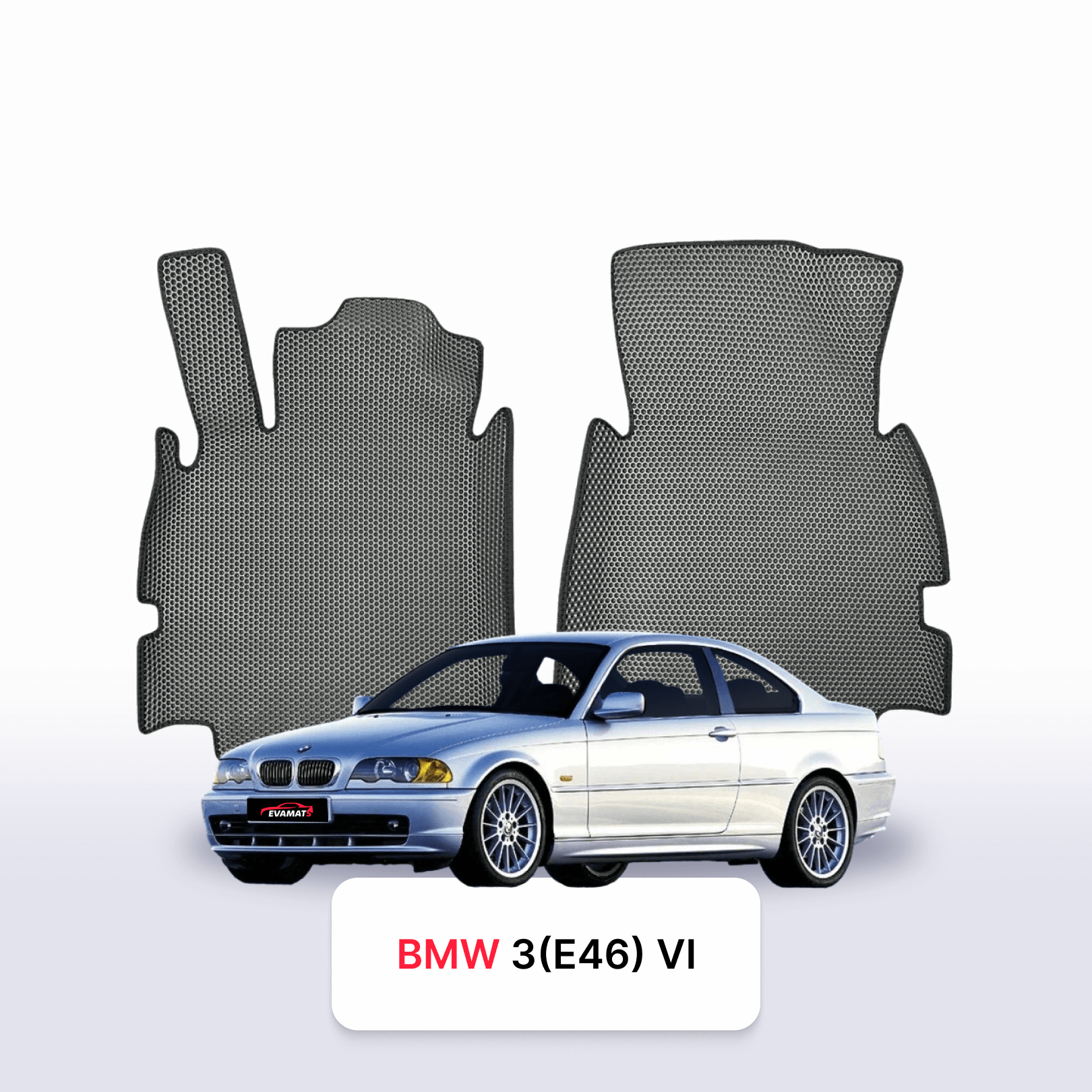 EVA auto paklāji BMW 3(E46) 4 paaudze 1998-2007 gads KUPEJA