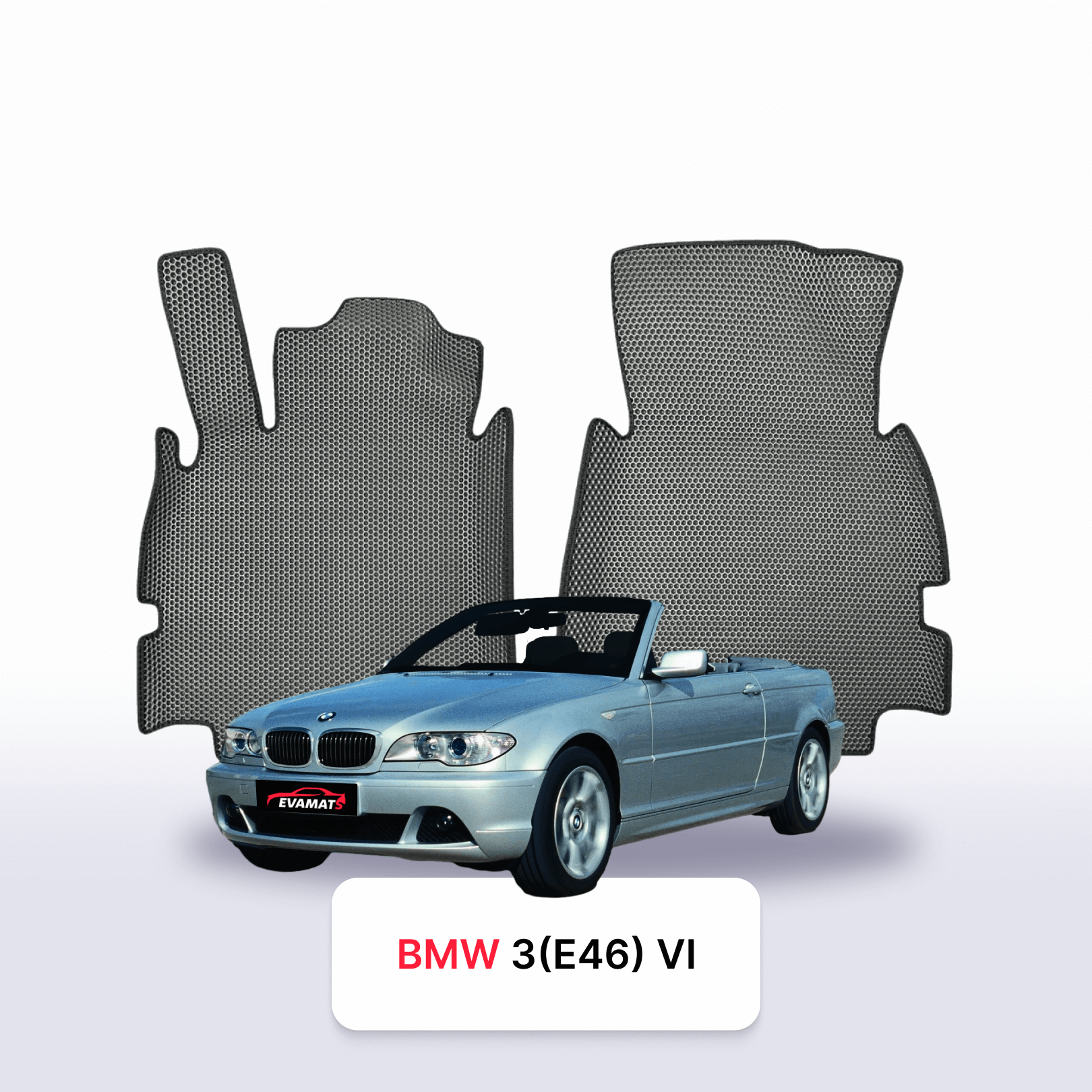 EVA auto paklāji BMW 3(E46) 4 paaudze 1998-2007 gads KABRIOLETS