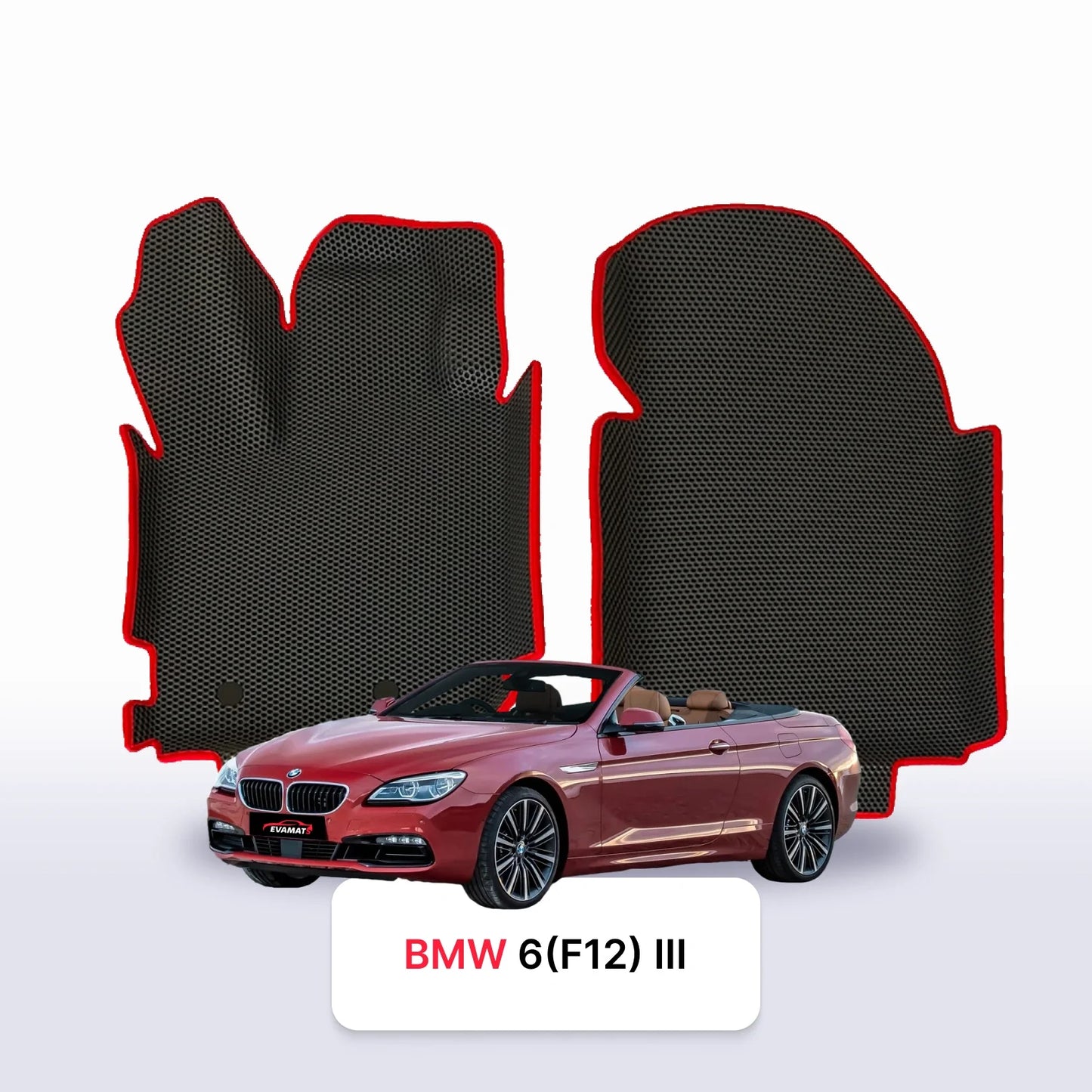 EVA auto paklāji BMW 6 (F12) 3 paaudze 2011-2019 gads KABRIOLETS