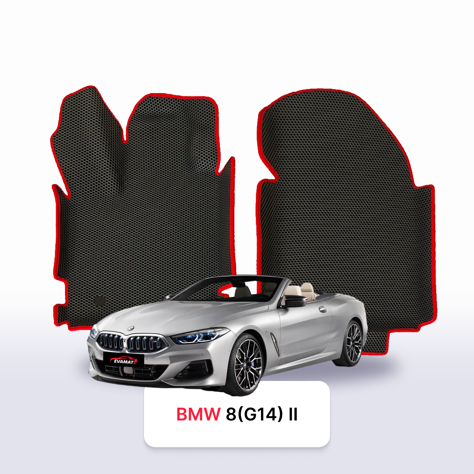 EVA auto paklāji BMW 8 (G14) 2 paaudze 2018-2026 gads KABRIOLETS