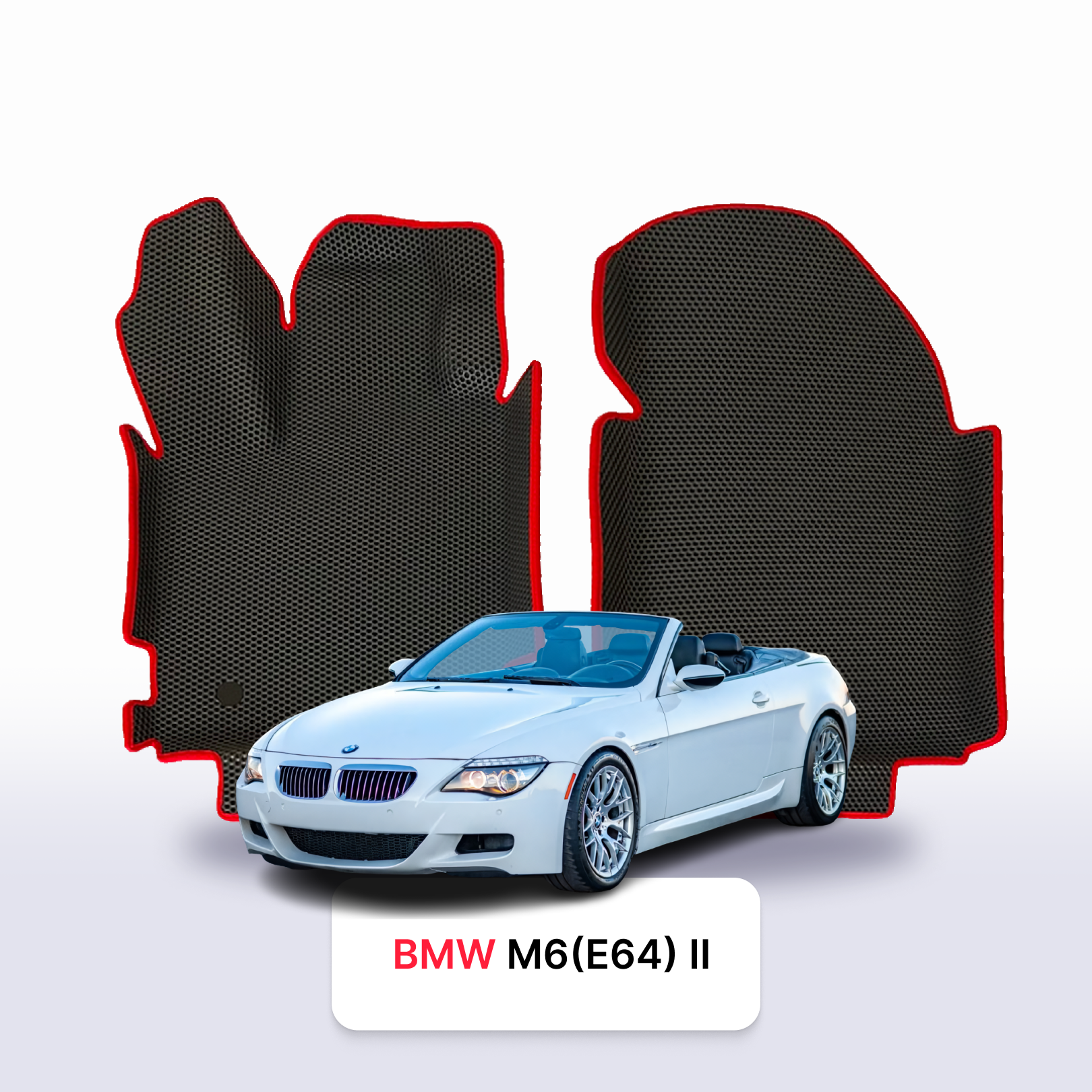 EVA auto paklāji BMW M6(E64) 2 paaudze 2005-2011 gads KABRIOLETS