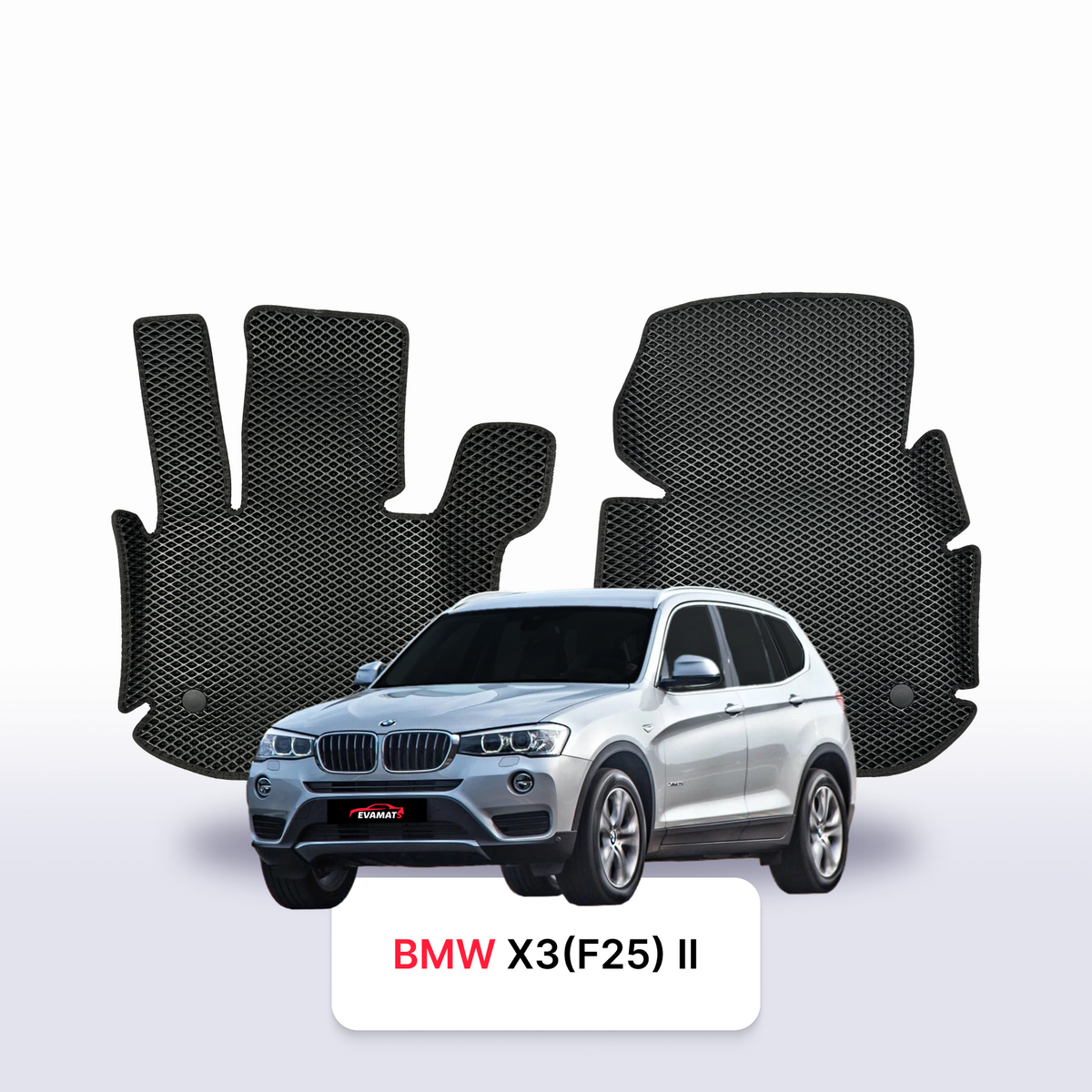 EVA auto paklāji BMW X3(F25) 2 paaudze 2010-2017 gads SUV