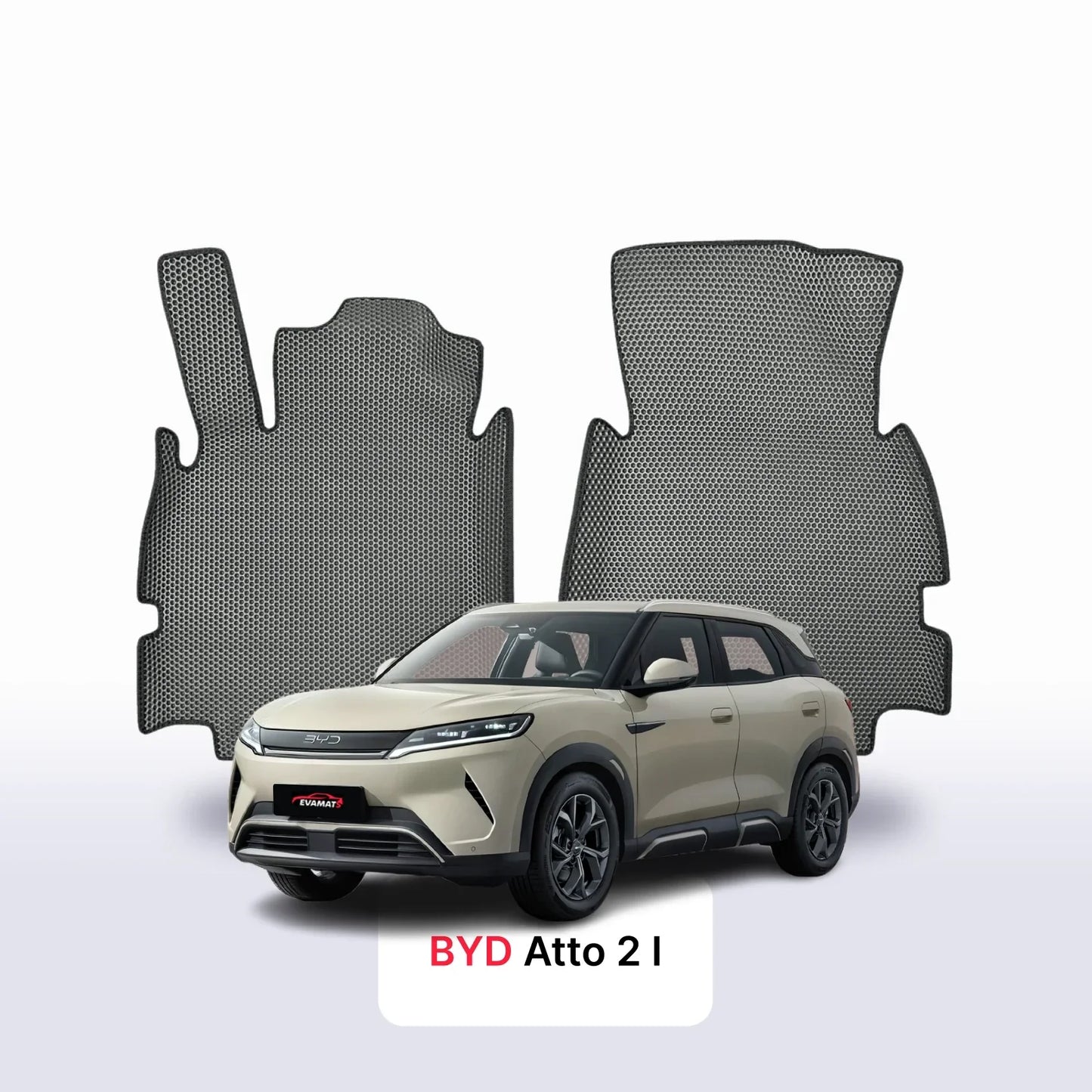 EVA auto paklāji BYD Atto 2 1 paaudze 2024-2028 gads SUV + EVA heel pad