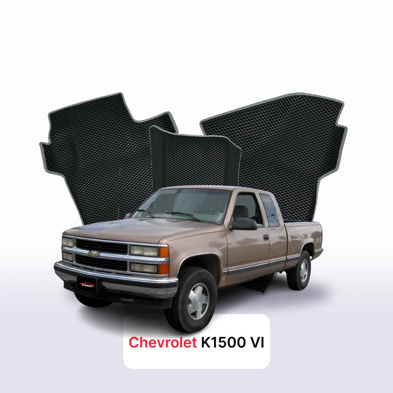 EVA auto paklāji Chevrolet K1500 4 paaudze 1988-2003 gads Pick-Up one-and-half cabin