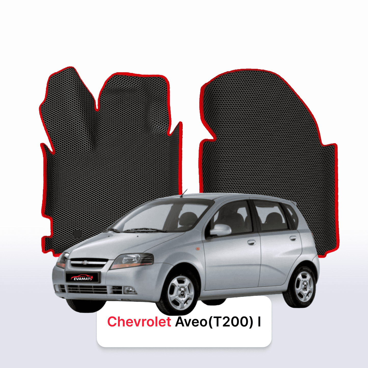 EVA auto paklāji Chevrolet Aveo(T200) 1 paaudze 2002-2011 gads HEČBEKS 5 durvju