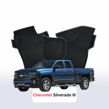 EVA auto paklāji Chevrolet Silverado(GMTK2XX) 3 paaudze 2013-2019 gads PICK-UP double cabin Double
