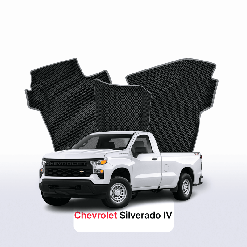 EVA auto paklāji Chevrolet Silverado(T1XX) 4 paaudze 2019-2028 gads PICK-UP single cabin