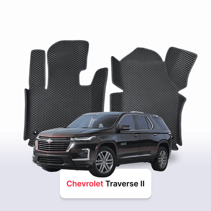 EVA auto paklāji Chevrolet Traverse 2 paaudze 2017-2023 gads SUV