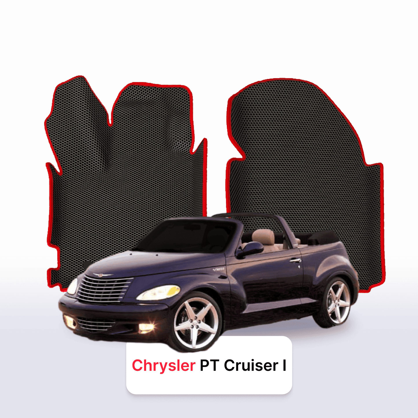 EVA auto paklāji Chrysler PT Cruiser 1 paaudze 2000-2010 gads KABRIOLETS