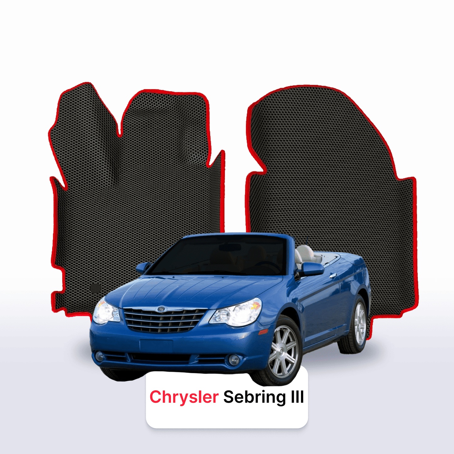 EVA auto paklāji Chrysler Sebring 3 paaudze 2006-2010 gads KABRIOLETS