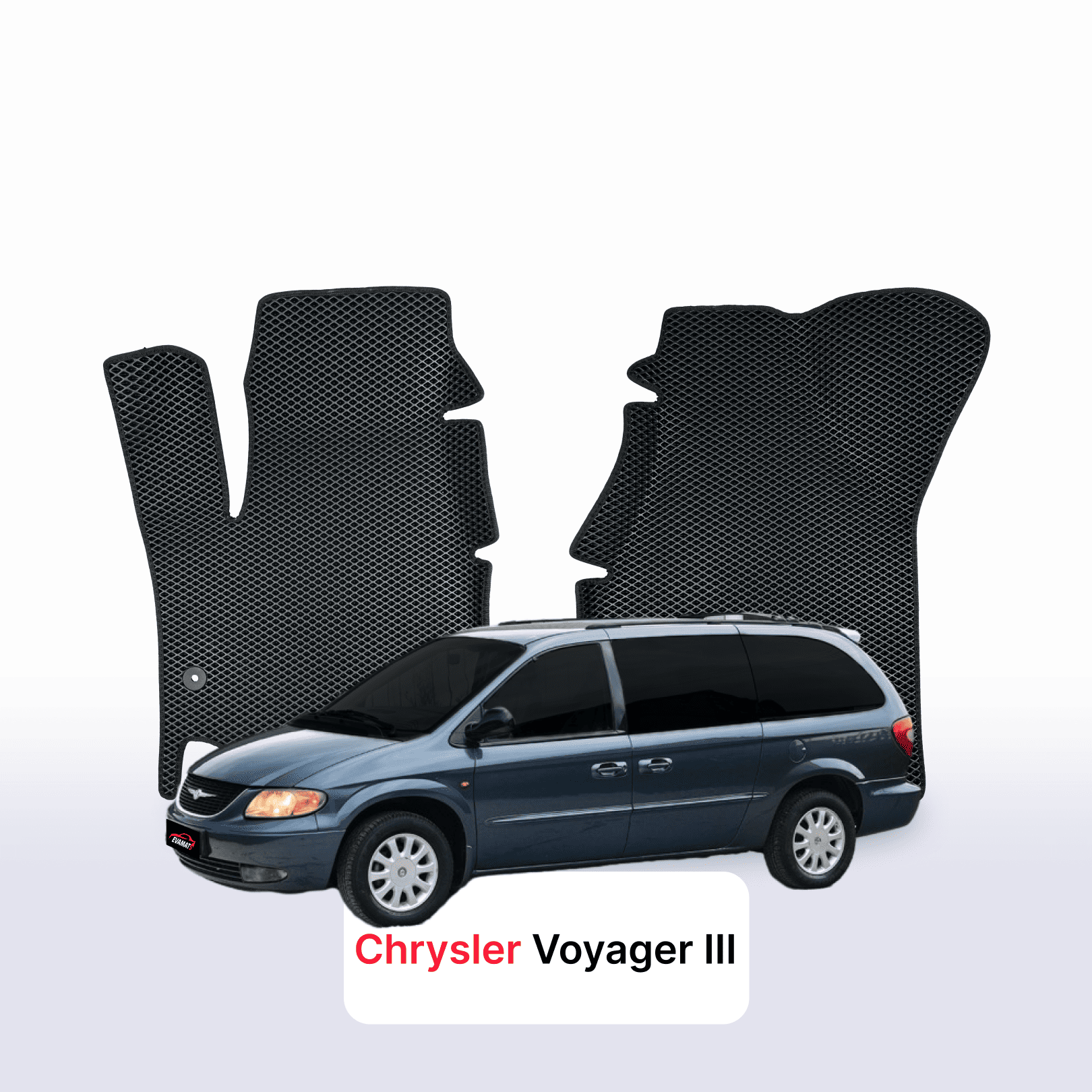 EVA auto paklāji Chrysler Voyager 3 paaudze 1995-2001 gads MINIVENS