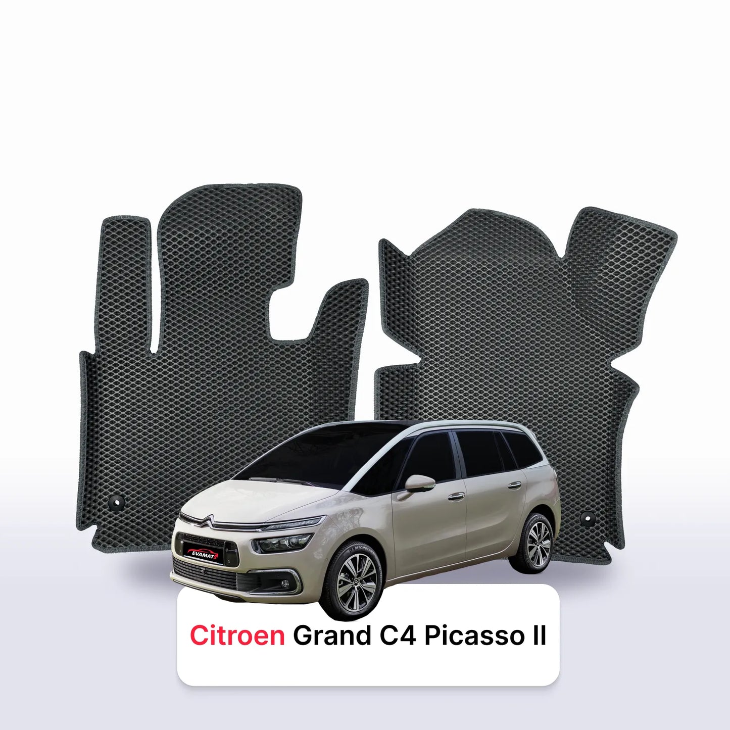 EVA auto paklāji Citroen Grand C4 Picasso 2 paaudze 2013-2018 gads MINIVENS