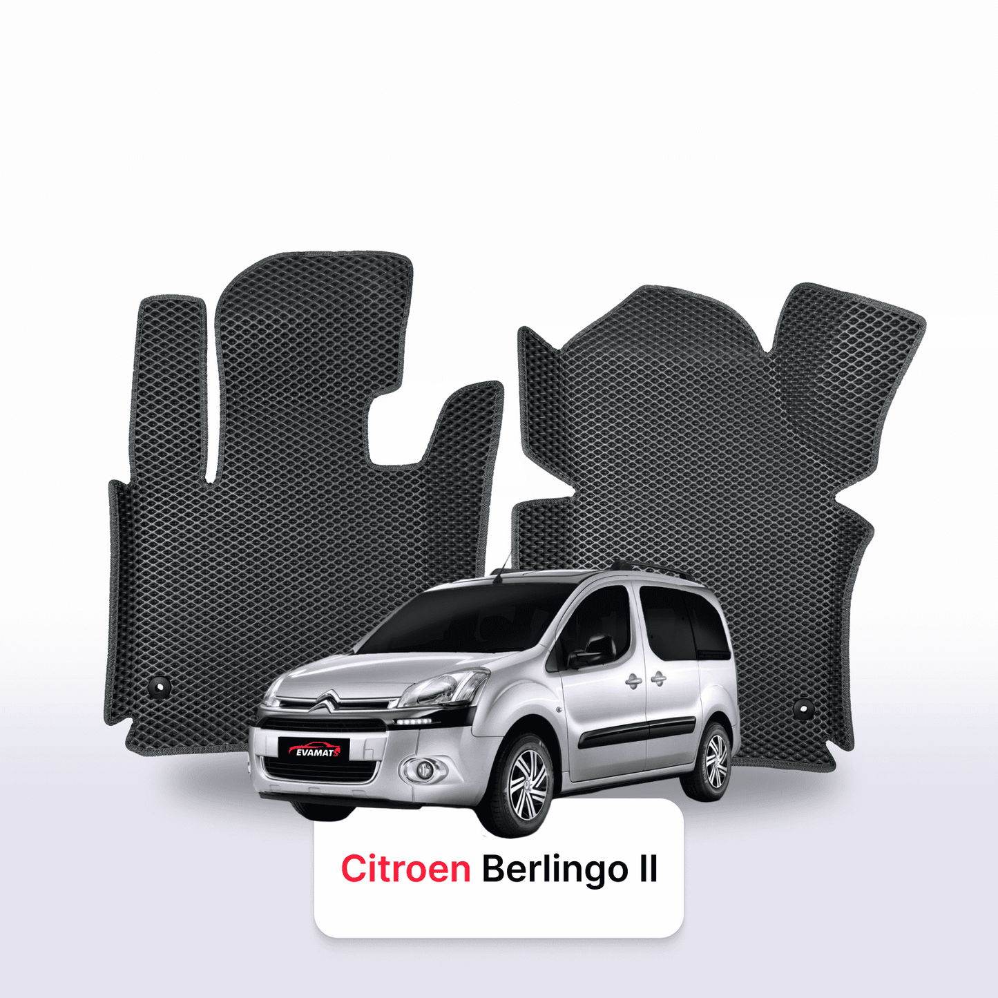 EVA auto paklāji Citroen Berlingo 2 paaudze 2008-2018 gads MINIVENS