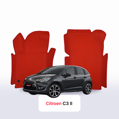 EVA auto paklāji Citroen C3 2 paaudze 2009-2016 gads HEČBEKS 5 durvju