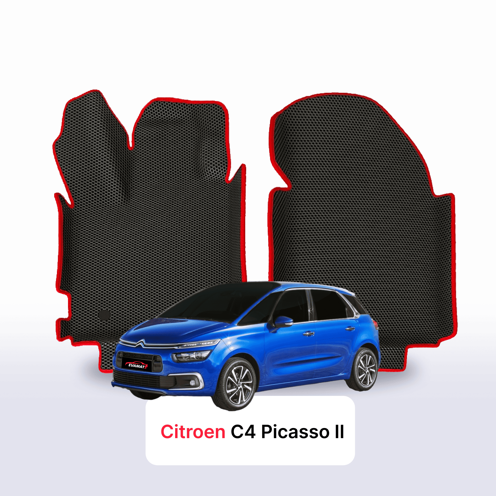 EVA auto paklāji Citroen C4 Picasso 2 paaudze 2013-2018 gads MINIVENS 5  seater