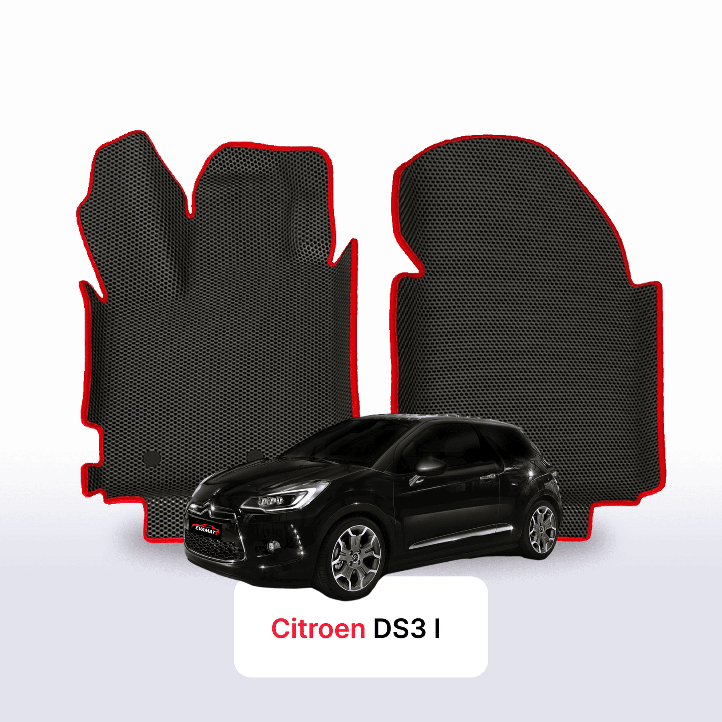 EVA auto paklāji Citroen DS3 1 paaudze 2008-2016 gads HEČBEKS 3 durvju