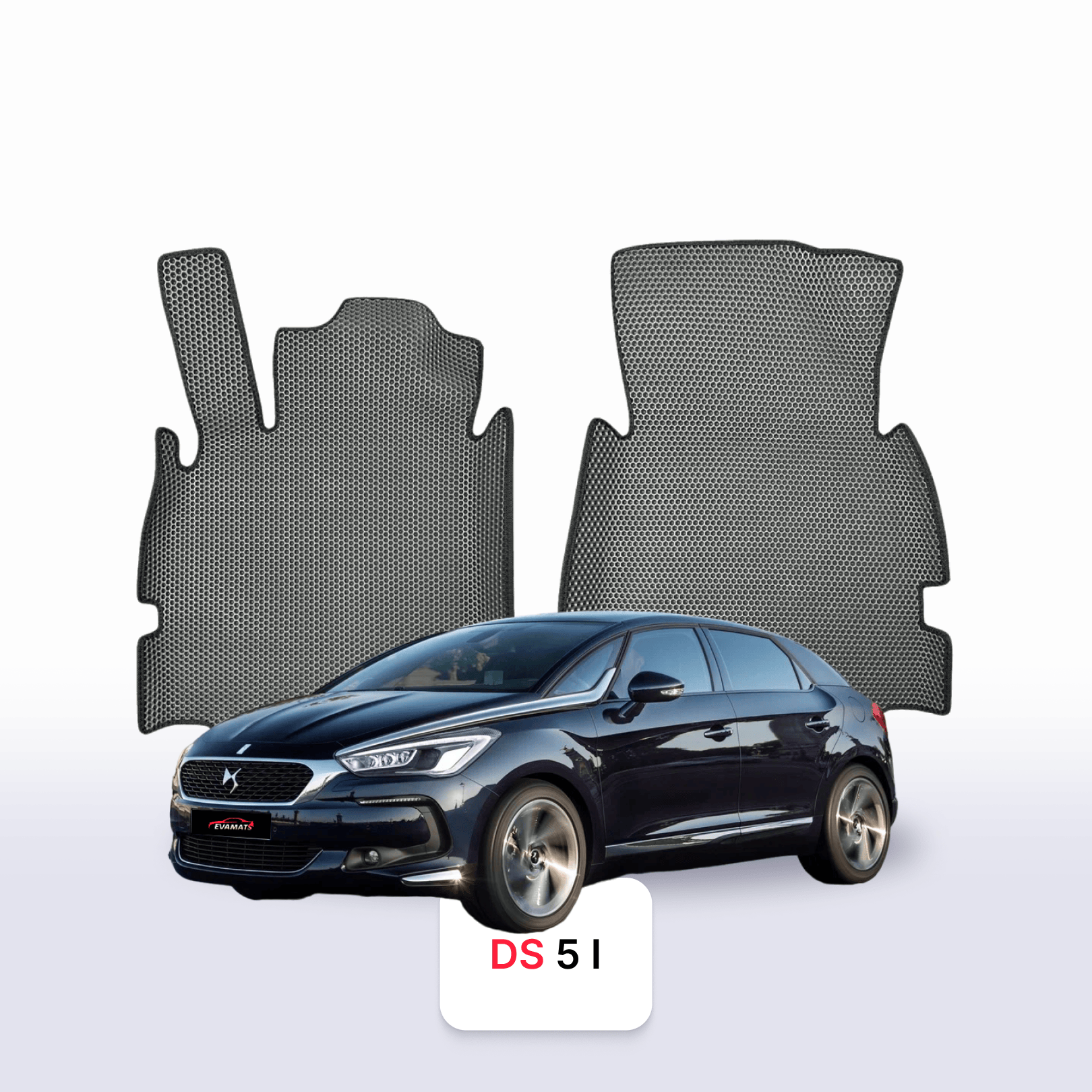 EVA auto paklāji DS 5 1 paaudze 2015-2018 gads HEČBEKS 5 durvju