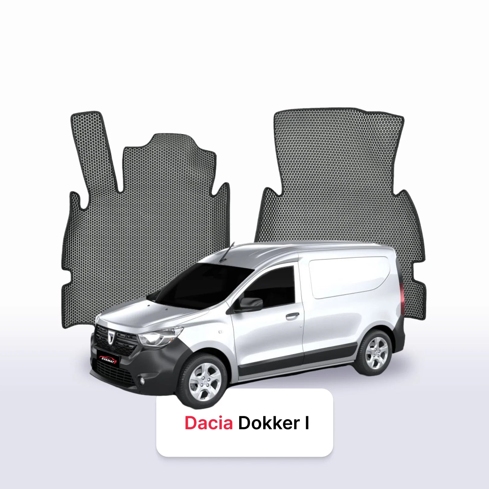 EVA auto paklāji Dacia Dokker 1 paaudze 2012-2023 gads FURGONS