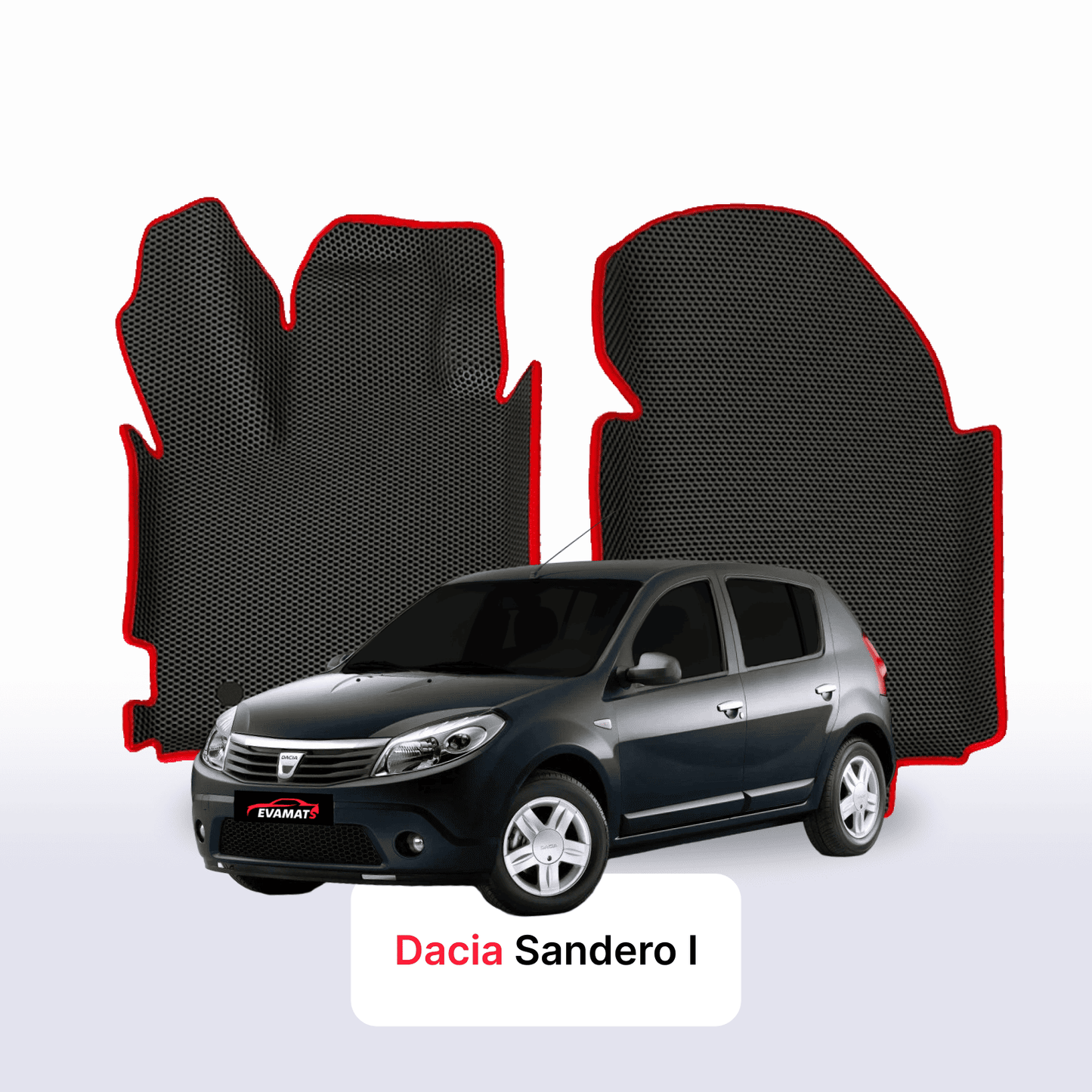 EVA auto paklāji Dacia Sandero 1 paaudze 2007-2012 gads HEČBEKS 5 durvju