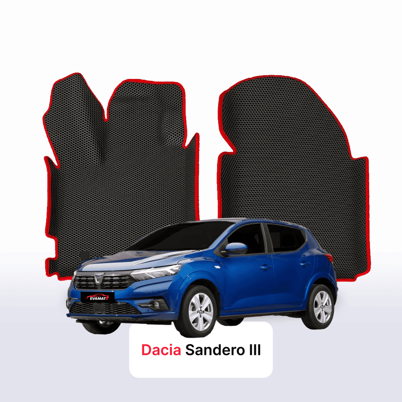 EVA auto paklāji Dacia Sandero 3 paaudze 2020-2028 gads HEČBEKS 5 durvju