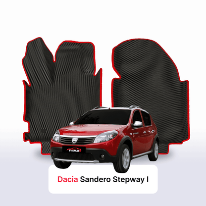 EVA auto paklāji Dacia Sandero Stepway 1 paaudze 2007-2012 gads HEČBEKS 5 durvju