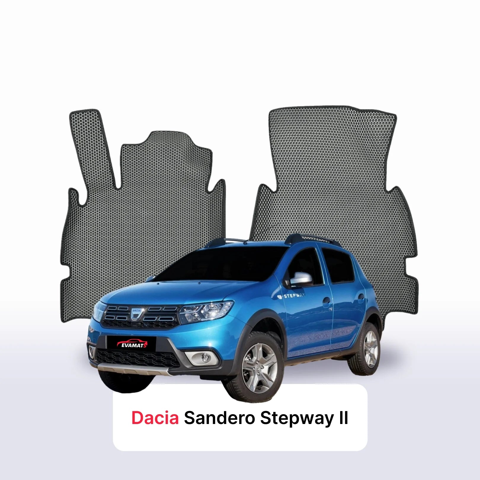 EVA auto paklāji Dacia Sandero Stepway 2 paaudze 2012-2020 gads HEČBEKS 5 durvju
