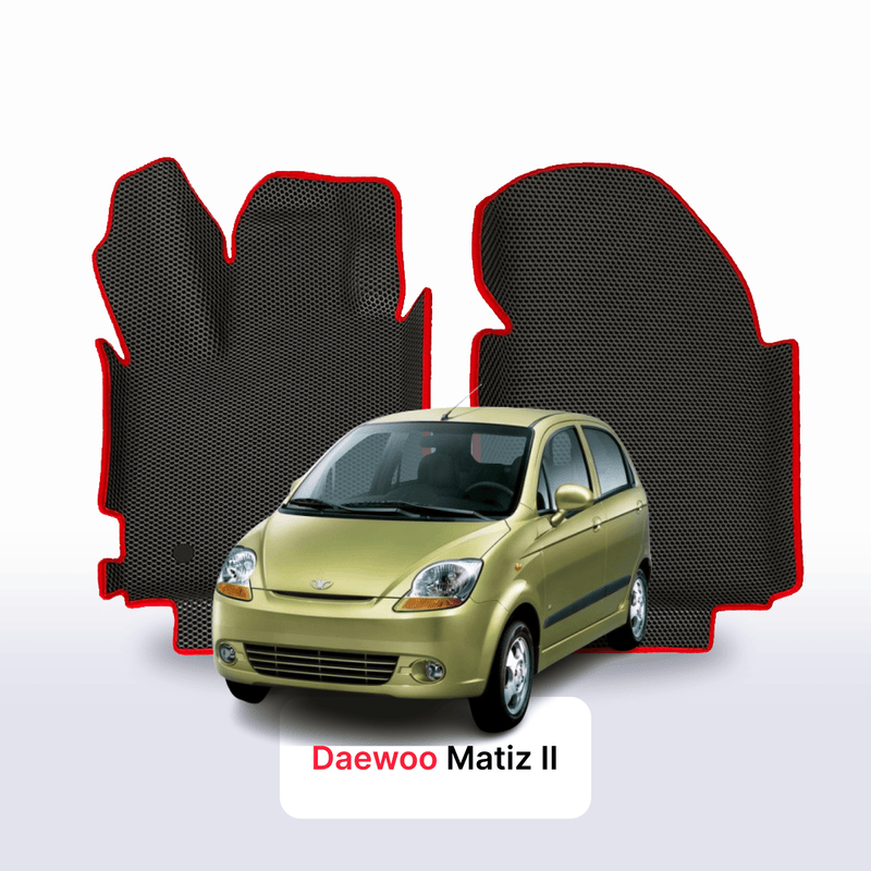 EVA auto paklāji Daewoo Matiz 2 paaudze 2005-2011 gads HEČBEKS 5 durvju