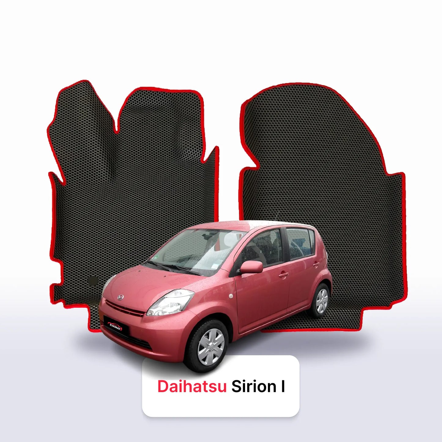EVA auto paklāji Daihatsu Sirion 1 paaudze 2004-2010 gads HEČBEKS 5 durvju