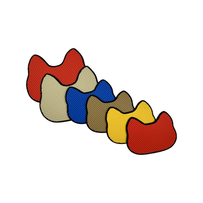 Paklājs zem kaķa bļodas