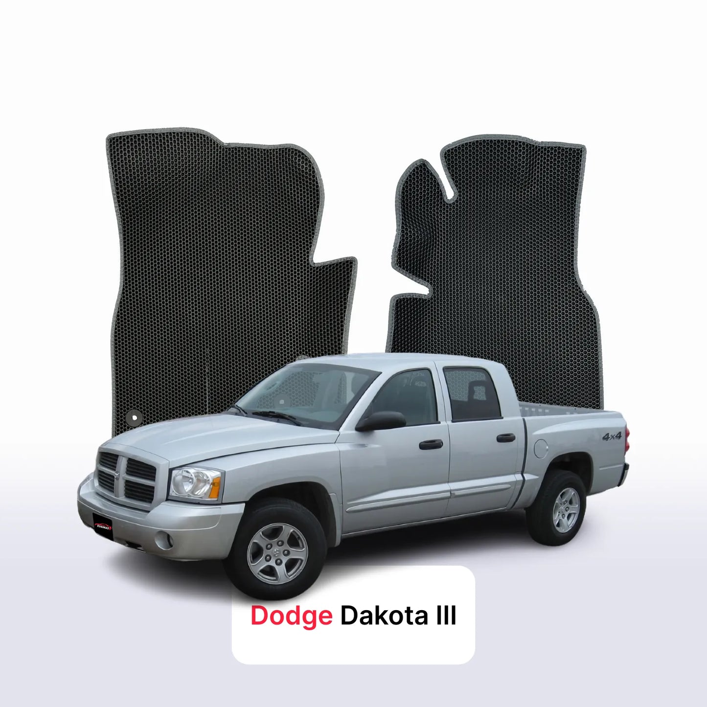 EVA auto paklāji Dodge Dakota 3 paaudze 2004-2011 gads Pick-Up double cabin