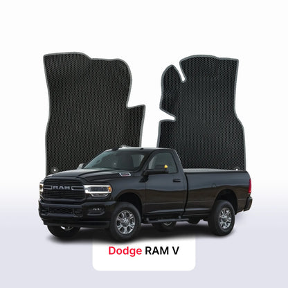 EVA auto paklāji Dodge RAM 5 paaudze 2019-2026 gads PICK-UP single cabin