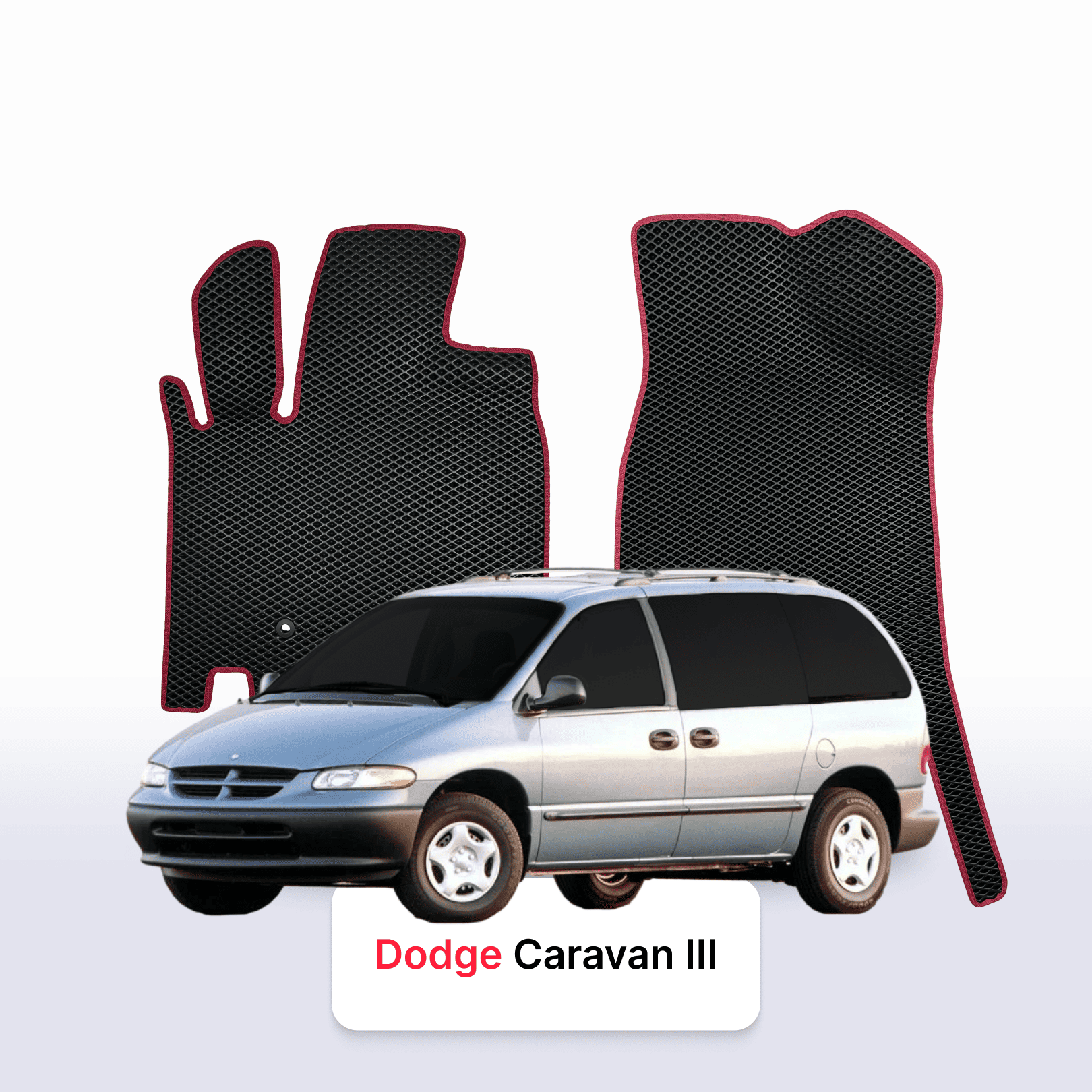 EVA auto paklāji Dodge Caravan 3 paaudze 1995-2000 gads MINIVENS