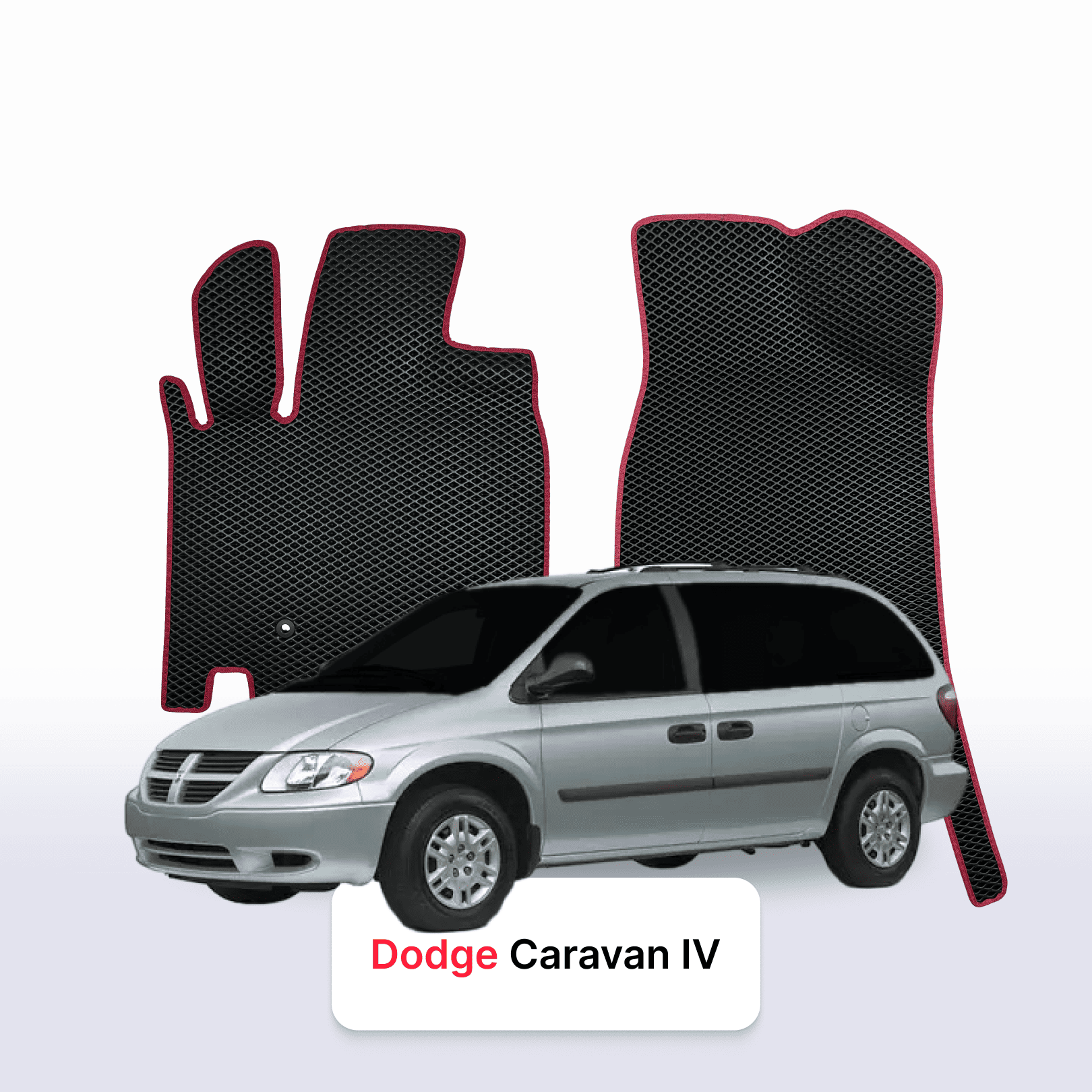EVA auto paklāji Dodge Caravan 4 paaudze 2000-2007 gads MINIVENS