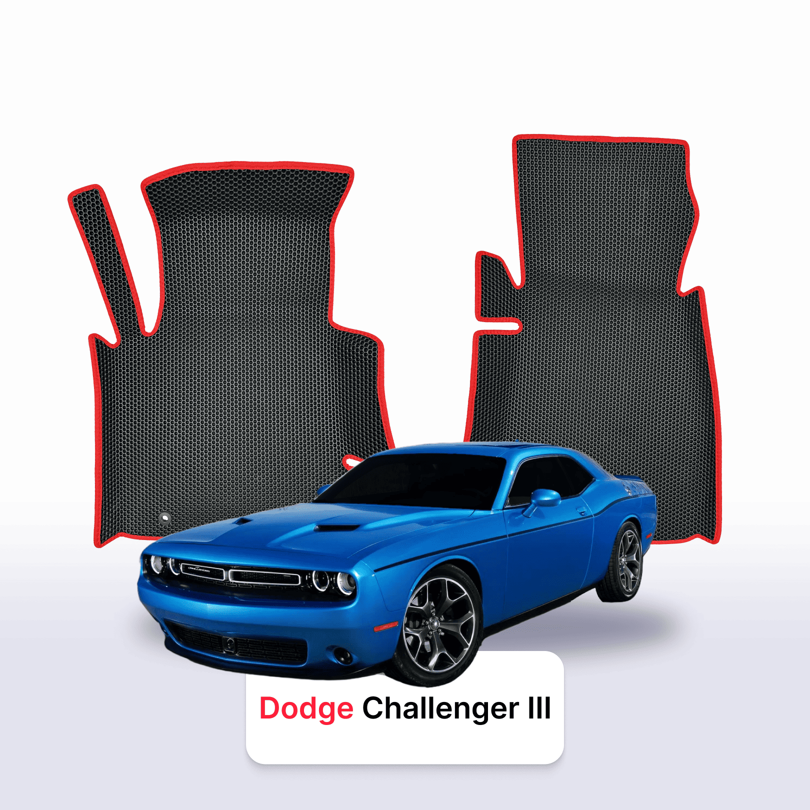 EVA auto paklāji Dodge Challenger 3 paaudze 2008-2024 gads KUPEJA